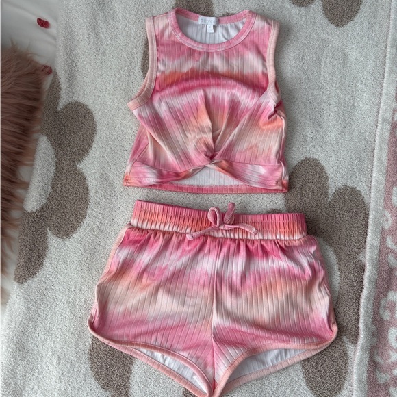 btween Pink and Orange Kids Matching Set - Picture 1 of 1